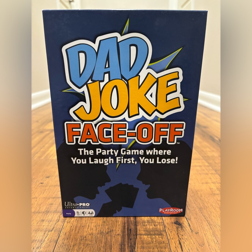 Dad Joke Face-Off Party Game, Board Game with Cards